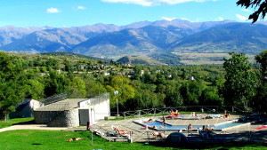 Les Bains de Dorres en été